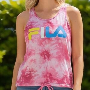 Fila Pink Tie Dye Tank Top Woman's (TK4)